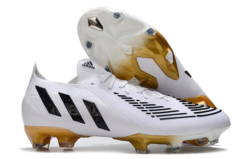 Adidas Predator Edge .1 Low FG Al Hilm - White/Solar Yellow/Blue
