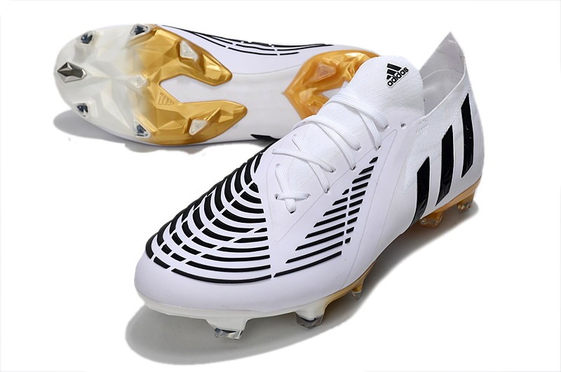 Adidas Predator Edge .1 Low FG Al Hilm - White/Solar Yellow/Blue
