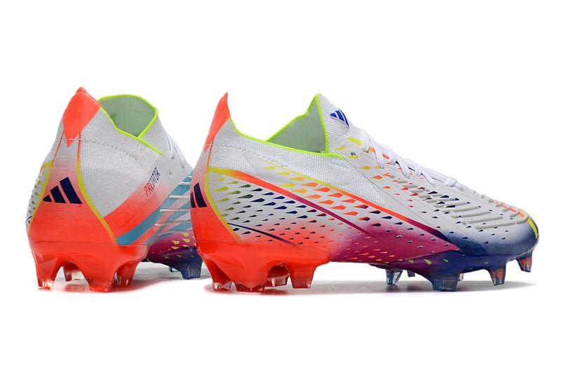 Adidas Predator Edge .1 Low FG Al Rihla - White/Solar Yellow/Blue