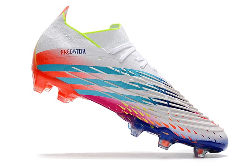 Adidas Predator Edge .1 Low FG Al Rihla - White/Solar Yellow/Blue