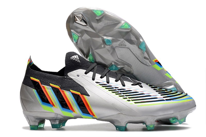 Adidas Predator Edge .1 Low FG Beyond Fast - Silver Metallic/Black/Green