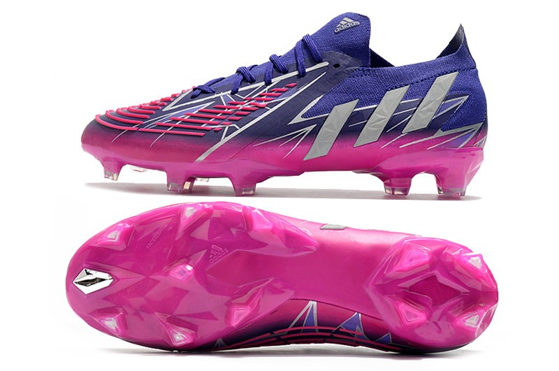Adidas Predator Edge .1 Low FG Champions Code - Purple/Silver Metallic/Shock Pink