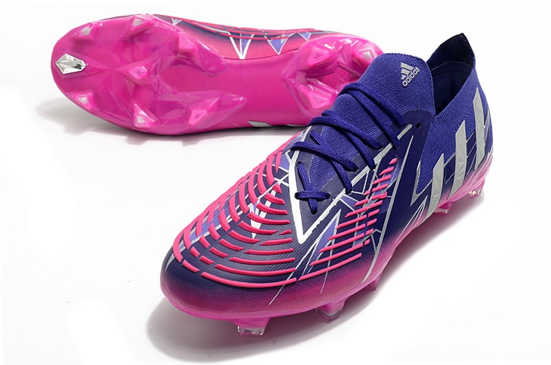 Adidas Predator Edge .1 Low FG Champions Code - Purple/Silver Metallic/Shock Pink