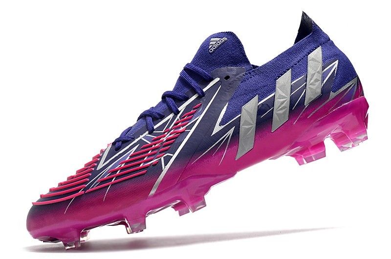 Adidas Predator Edge .1 Low FG Champions Code - Purple/Silver Metallic/Shock Pink