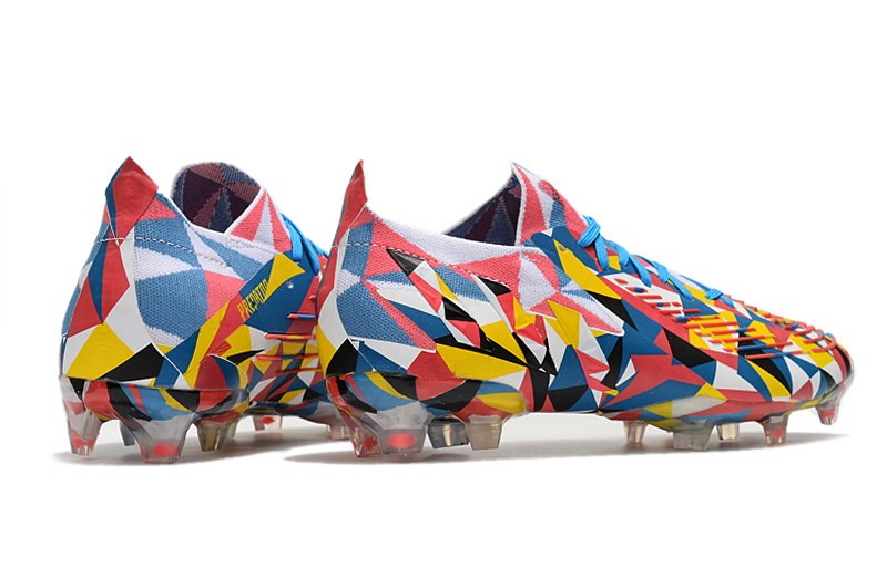 Adidas Predator Edge .1 Low FG Geometric - Blue/Yellow/Solar Red