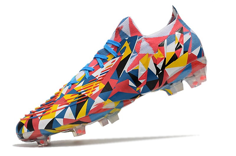 Adidas Predator Edge .1 Low FG Geometric - Blue/Yellow/Solar Red