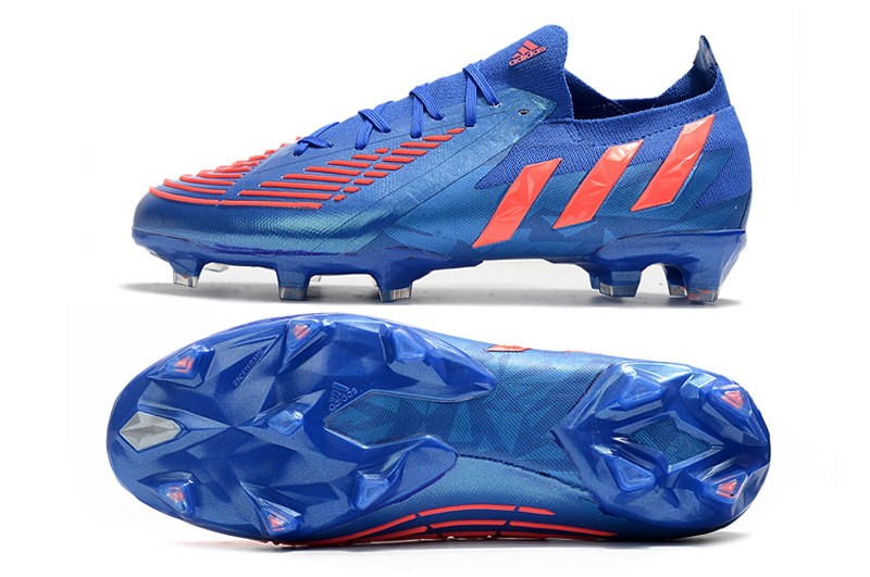 Adidas Predator Edge .1 Low FG Sapphire Edge - Hi-Res Blue/Red