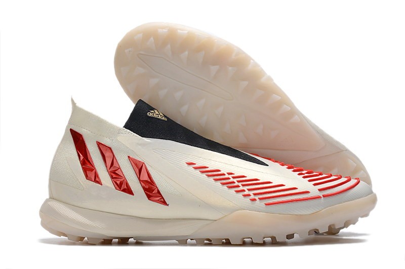Adidas Predator Edge .1 TF 'Showdown' - Off White/Vivid Red/Gold Metallic