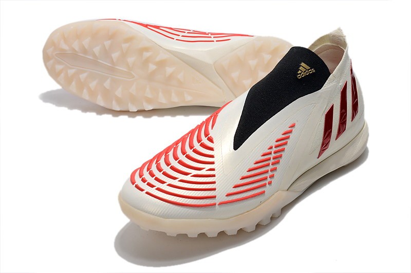 Adidas Predator Edge .1 TF 'Showdown' - Off White/Vivid Red/Gold Metallic