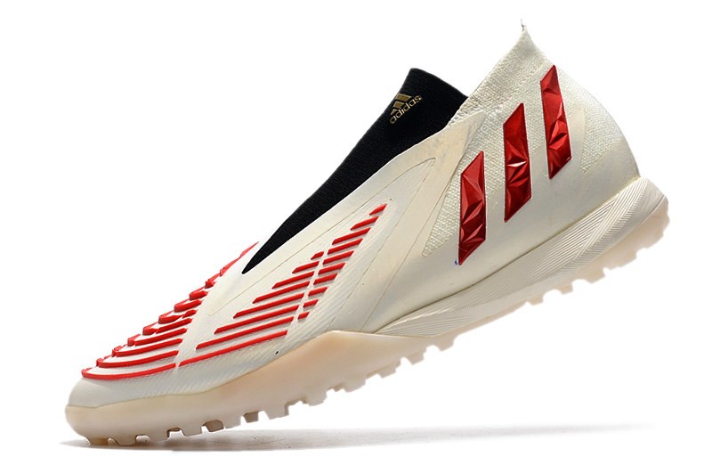 Adidas Predator Edge .1 TF 'Showdown' - Off White/Vivid Red/Gold Metallic