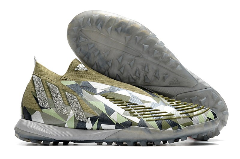 Adidas Predator Edge .1 TF Swarovski Crystals - Focus Olive/Silver/Magic Lime