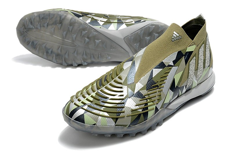 Adidas Predator Edge .1 TF Swarovski Crystals - Focus Olive/Silver/Magic Lime