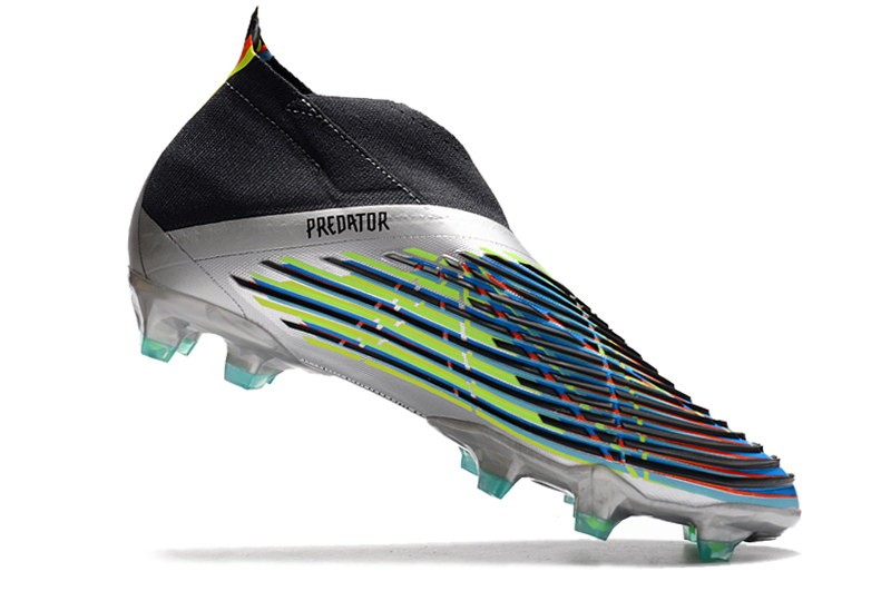 Adidas Predator Edge + FG 'Beyond Fast' - Silver Metallic/Black/Green