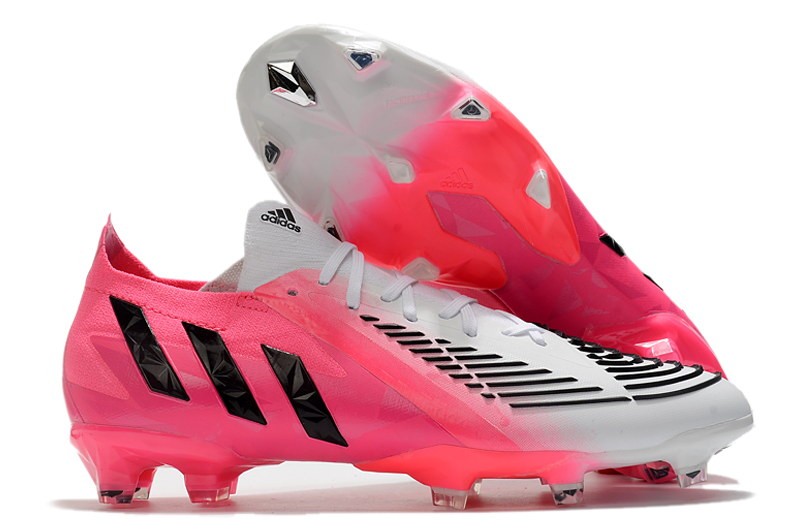 Adidas Predator Edge LZ .1 Low FG Unite Football Limited Edition - Solar Pink/Black/White