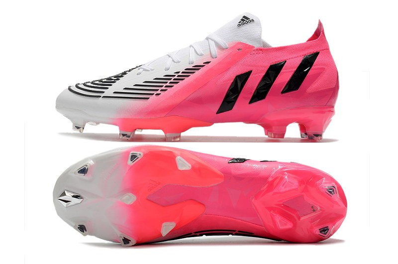 Adidas Predator Edge LZ .1 Low FG Unite Football Limited Edition - Solar Pink/Black/White