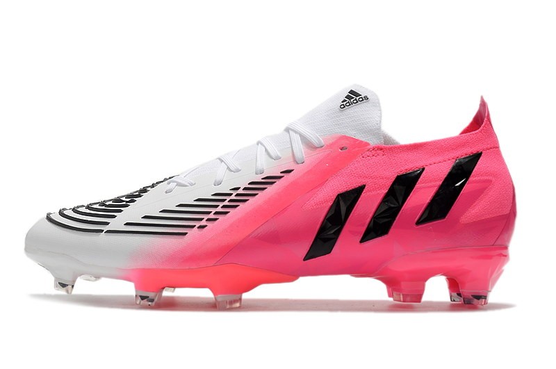 Adidas Predator Edge LZ .1 Low FG Unite Football Limited Edition - Solar Pink/Black/White