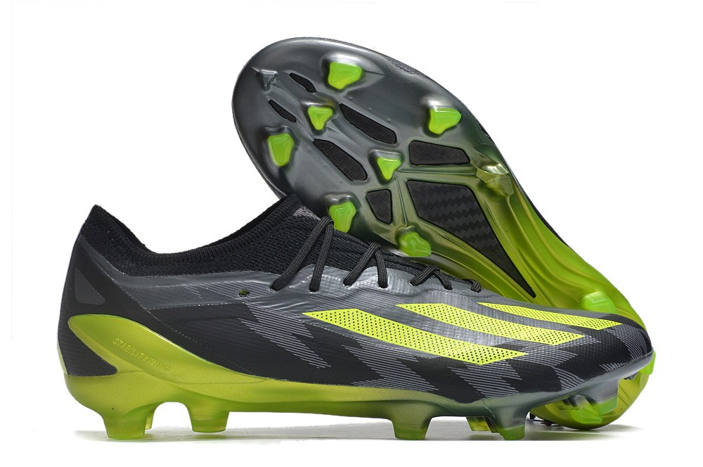 Adidas X Crazyfast.1 FG Crazycharged Pack - Black/Yellow/Grey Five