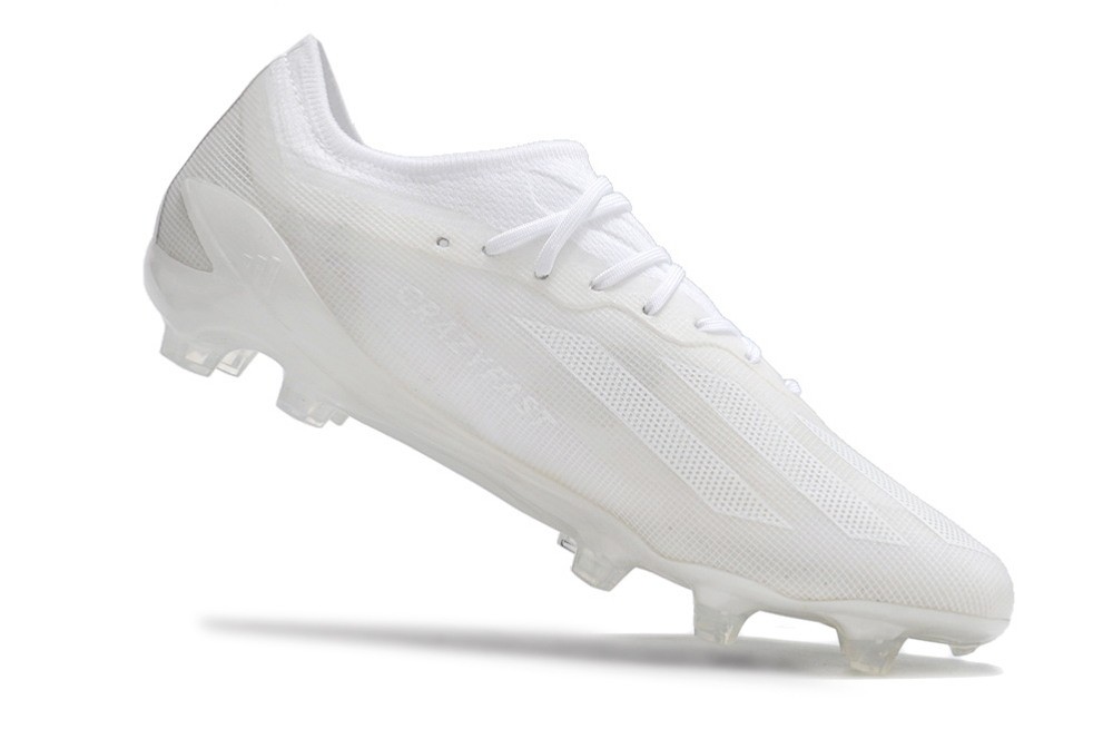 Adidas X Crazyfast.1 FG Firm Ground Pearlized - White/White