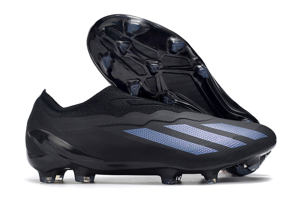 Adidas X Crazyfast.1 FG LL Laceless Nightstrike - Black