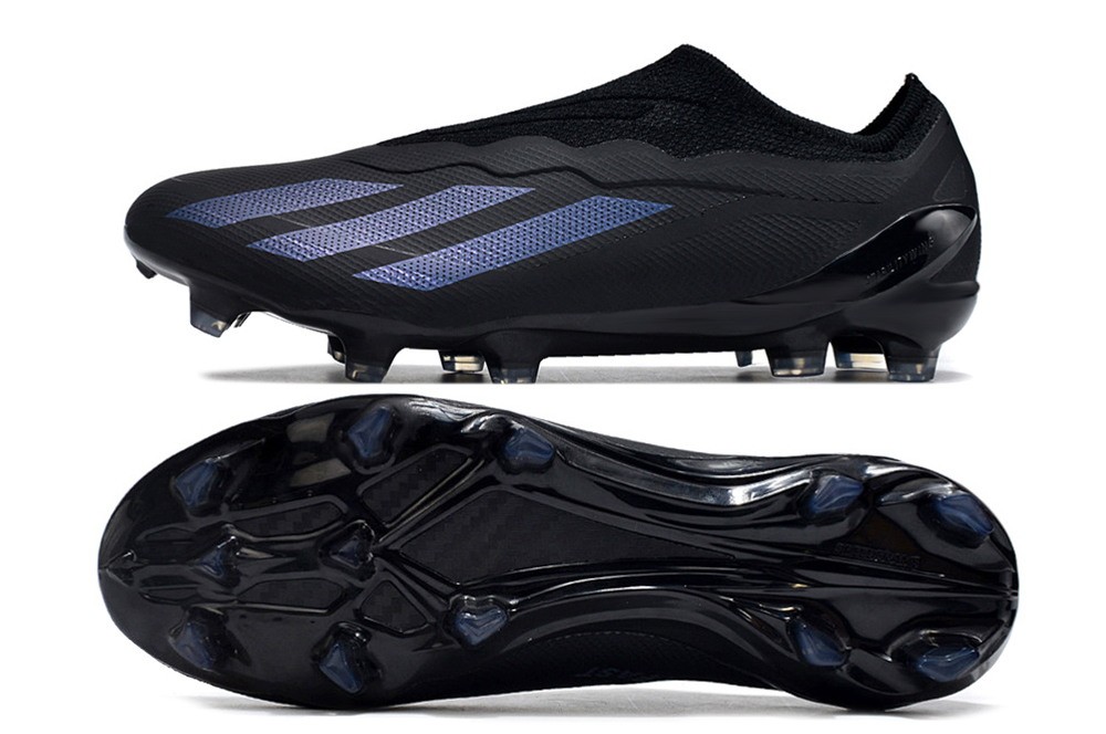 Adidas X Crazyfast.1 FG LL Laceless Nightstrike - Black