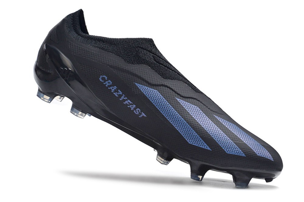 Adidas X Crazyfast.1 FG LL Laceless Nightstrike - Black