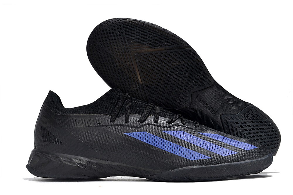 Adidas X CrazyFast.1 IC Indoor Soccer Shoe Nightstrike - Core Black