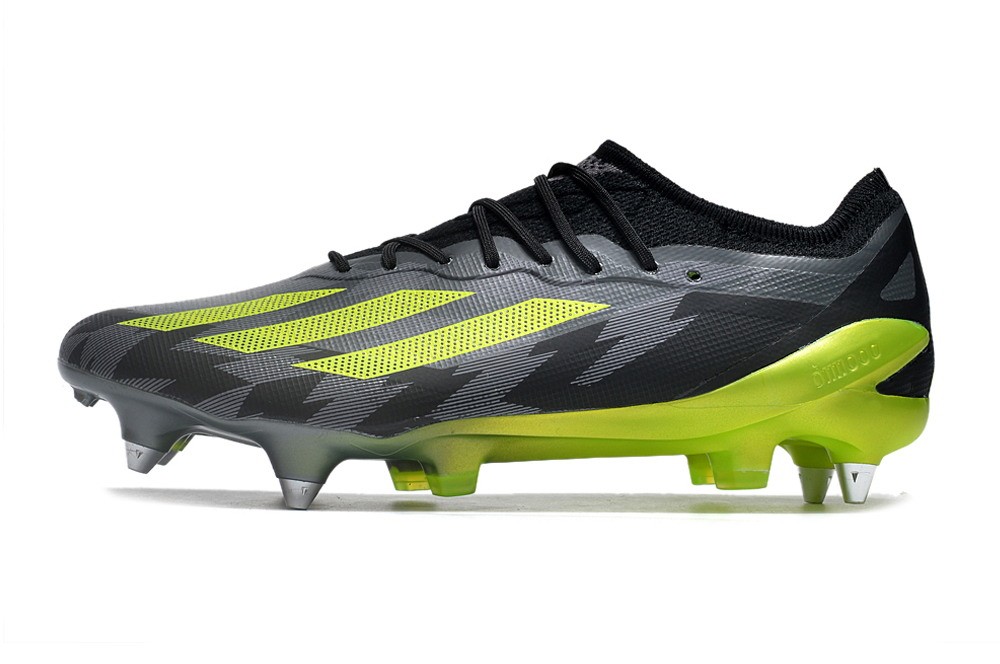 Adidas X Crazyfast.1 SG Soft Ground Crazycharged - Core Black/Yellow/Grey