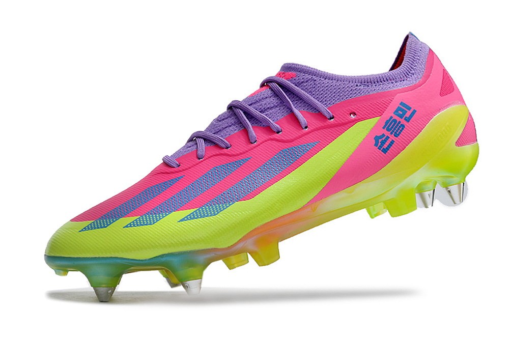 Adidas X Crazyfast.1 SG Soft Ground Korean Nights Son - Lucid Lemon/Blue/Pink