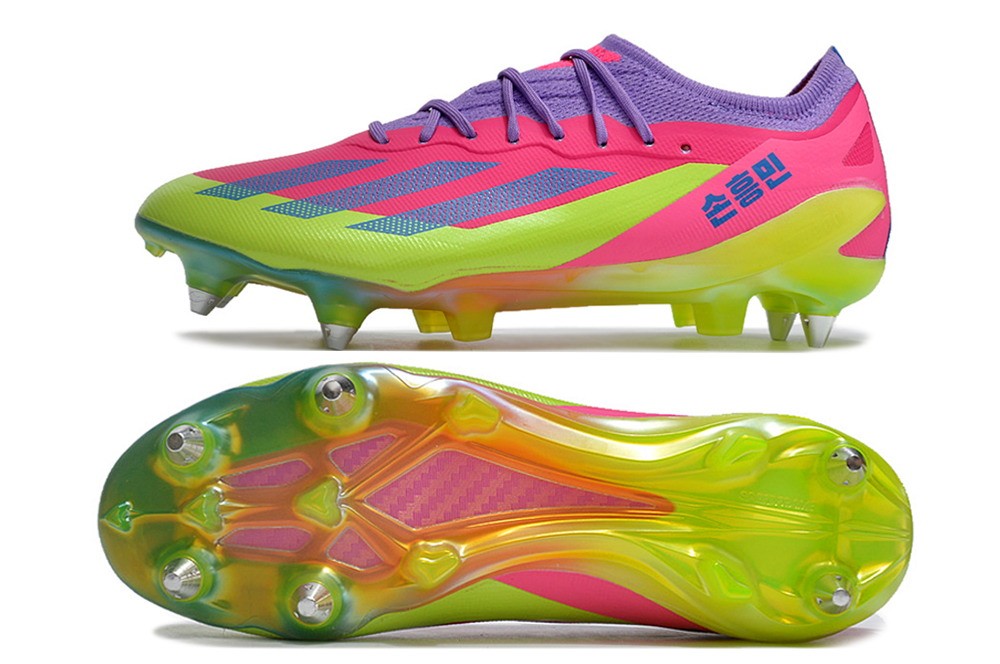 Adidas X Crazyfast.1 SG Soft Ground Korean Nights Son - Lucid Lemon/Blue/Pink
