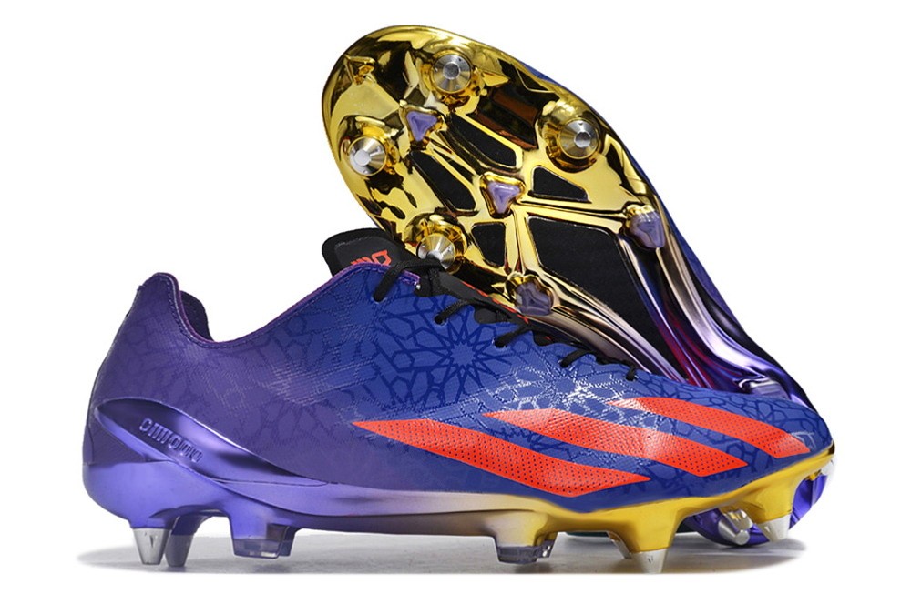 Adidas X CrazyFast.1 Mo Salah Pack SG - Purple Rush/Solar Red/Victory Blue