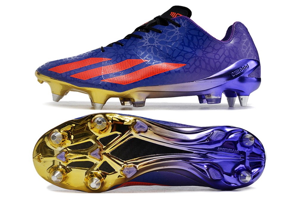 Adidas X CrazyFast.1 Mo Salah Pack SG - Purple Rush/Solar Red/Victory Blue