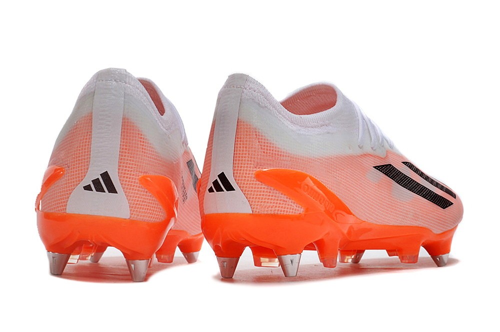 Adidas X CrazyFast.1 SG Soft Ground - White/Orange/Black