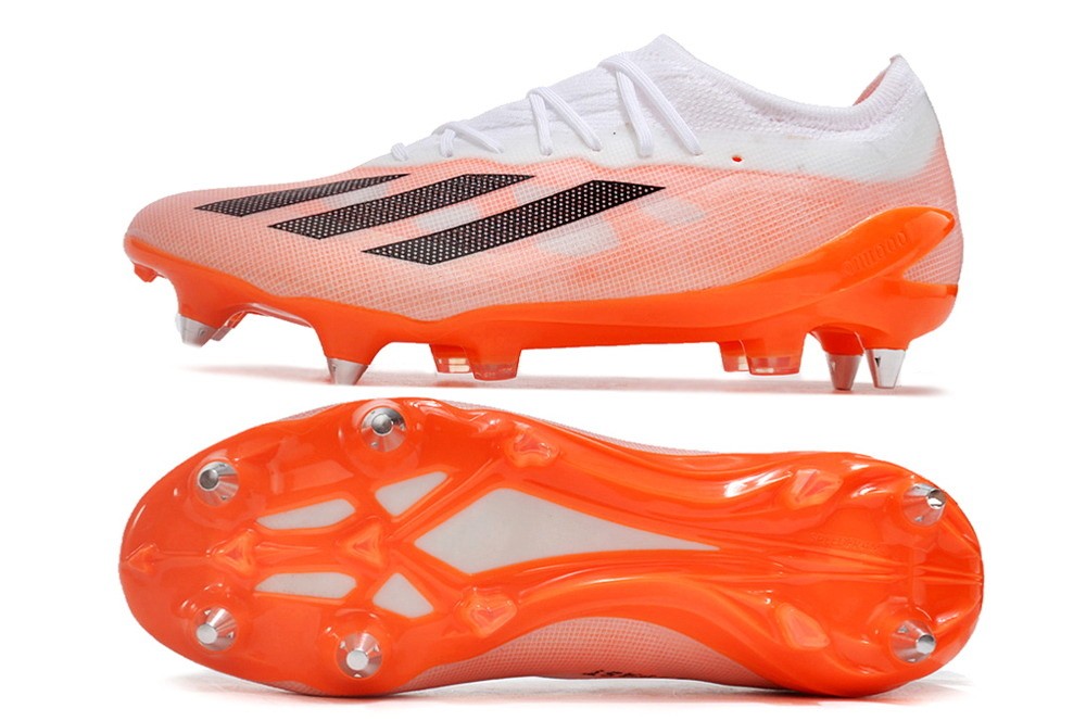 Adidas X CrazyFast.1 SG Soft Ground - White/Orange/Black