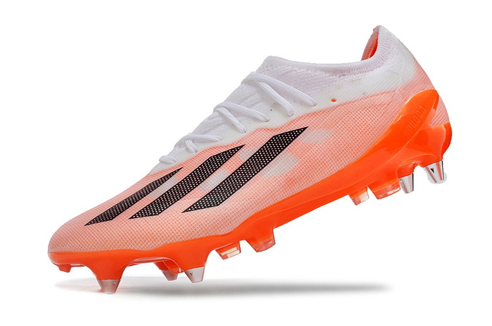Adidas X CrazyFast.1 SG Soft Ground - White/Orange/Black
