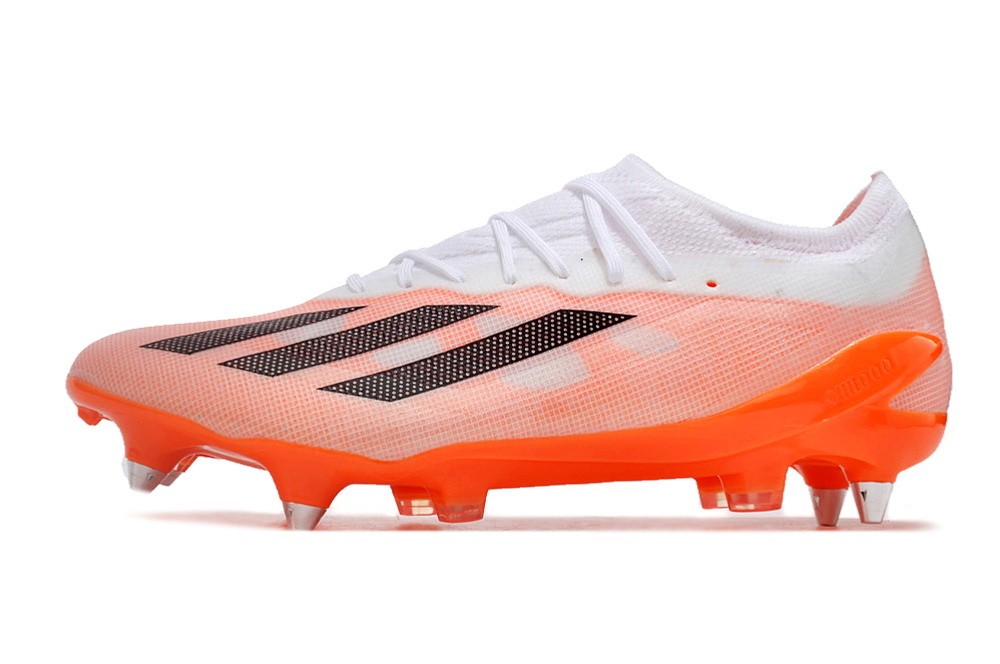 Adidas X CrazyFast.1 SG Soft Ground - White/Orange/Black