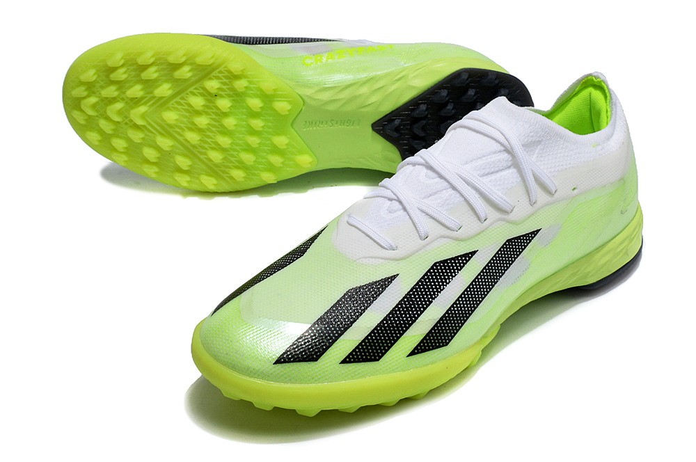 Adidas X Crazyfast.1 TF Turf Crazyrush - White/Black/Lucid Lemon
