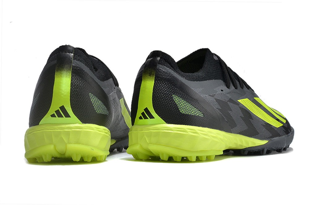 Adidas X Crazyfast.1 TF Turf Soccer Cleats - Core Black/Solar Yellow/Grey Five