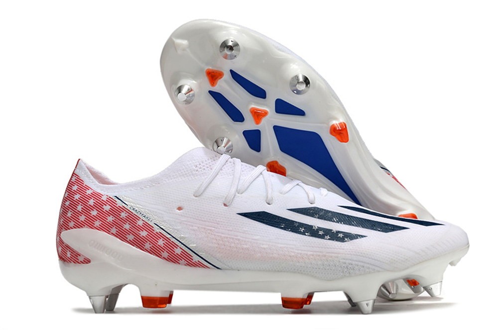 Adidas X Crazyfast.1 USA SG Soft Ground - White/Blue/Red