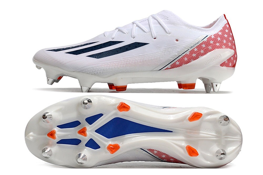 Adidas X Crazyfast.1 USA SG Soft Ground - White/Blue/Red
