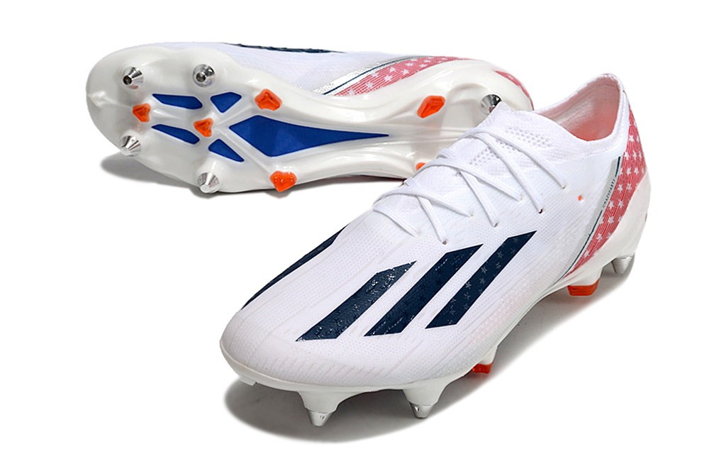 Adidas X Crazyfast.1 USA SG Soft Ground - White/Blue/Red