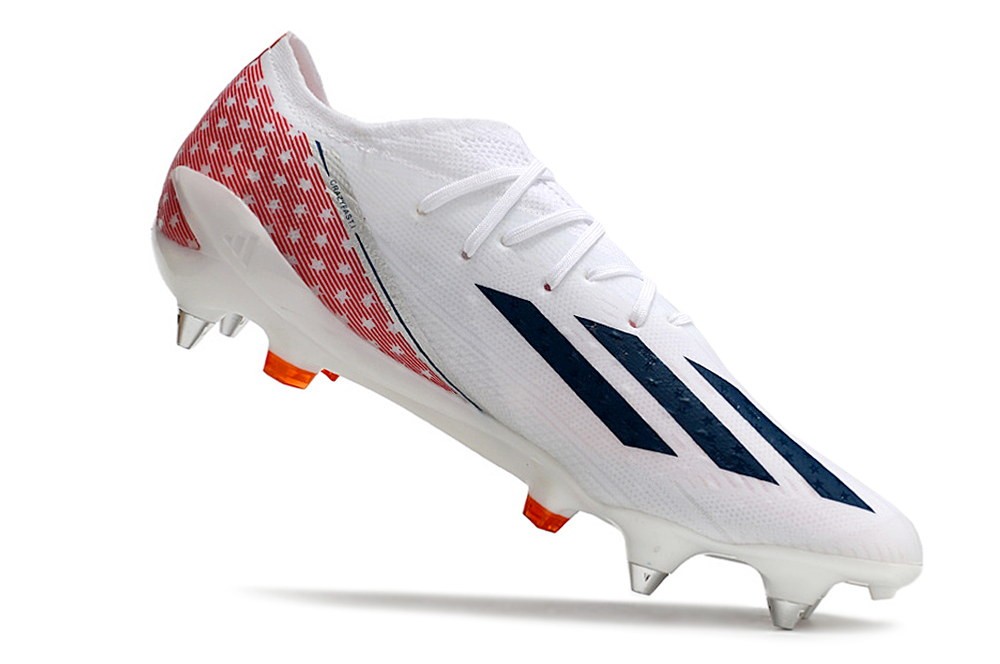 Adidas X Crazyfast.1 USA SG Soft Ground - White/Blue/Red