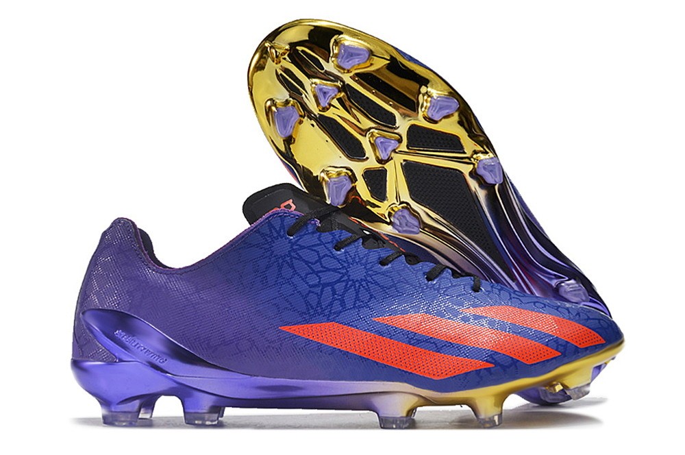 Adidas X Crazyfast+ FG Mo Salah Egyptian Nights - Purple Rush/Red/Gold