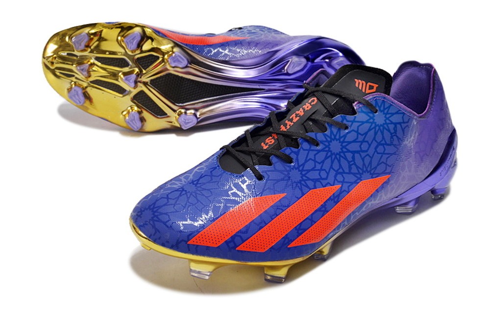 Adidas X Crazyfast+ FG Mo Salah Egyptian Nights - Purple Rush/Red/Gold