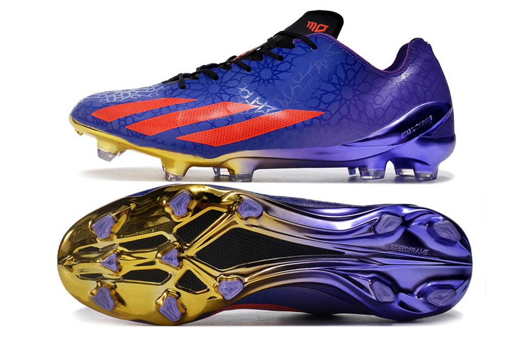 Adidas X Crazyfast+ FG Mo Salah Egyptian Nights - Purple Rush/Red/Gold