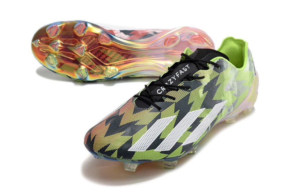 Adidas X Crazyfast+ Laced FG Crazylight - Lucid Lemon/White/Red