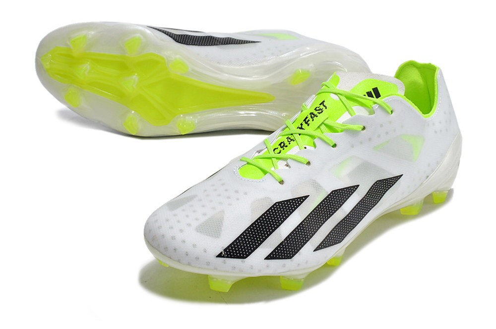 Adidas X Crazyfast+ Laced FG Crazyrush - Footwear White/Black/Lucid Lemon