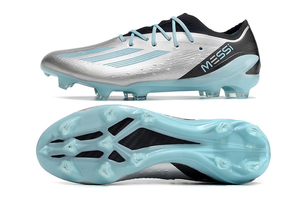 adidas X Crazyfast Messi.1 FG Infinito - Silver Metallic/Blue/Core Black