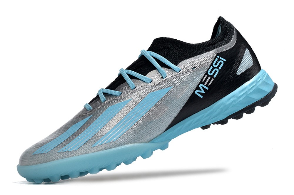 Adidas X Crazyfast Messi.1 TF Turf Infinito - Silver/Bliss Blue/Black