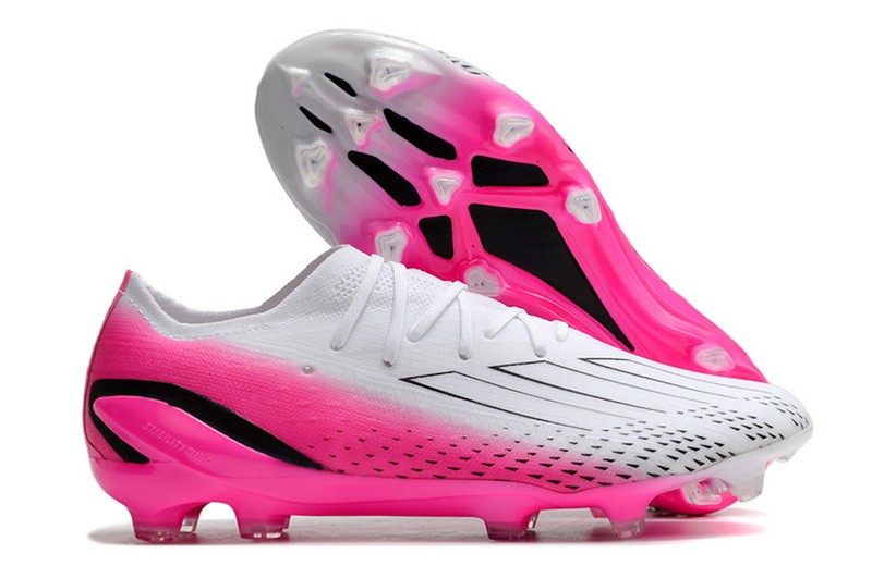 Adidas X Speedportal.1 FG Soccer Cleats - White/Pink Black