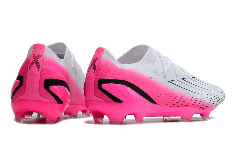 Adidas X Speedportal.1 FG Soccer Cleats - White/Pink Black
